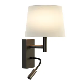 Metrica wall fixture light extended by leds c